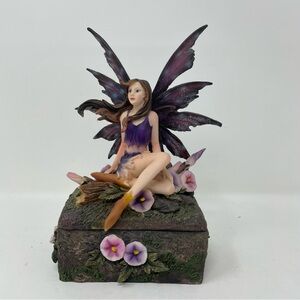 Amy Brown Enchanted Fairy Resin Treasure Box